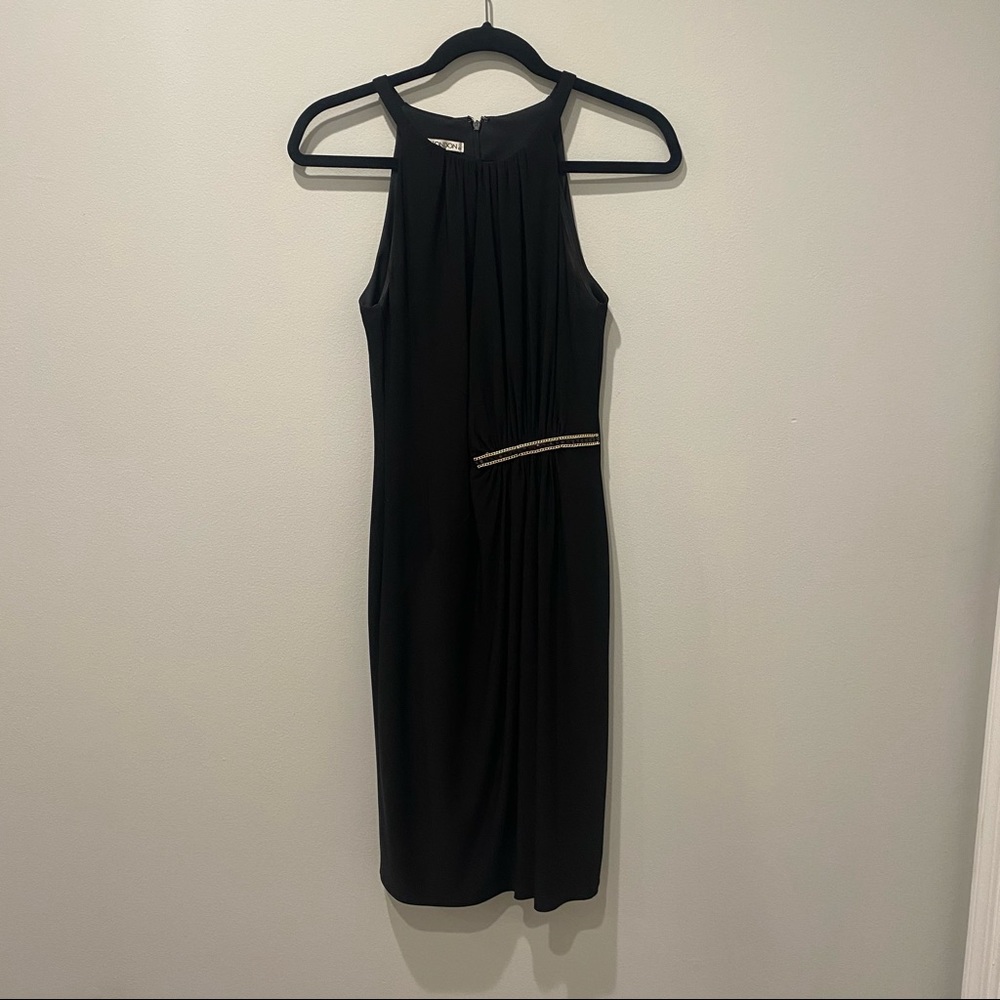 Black cocktail dress